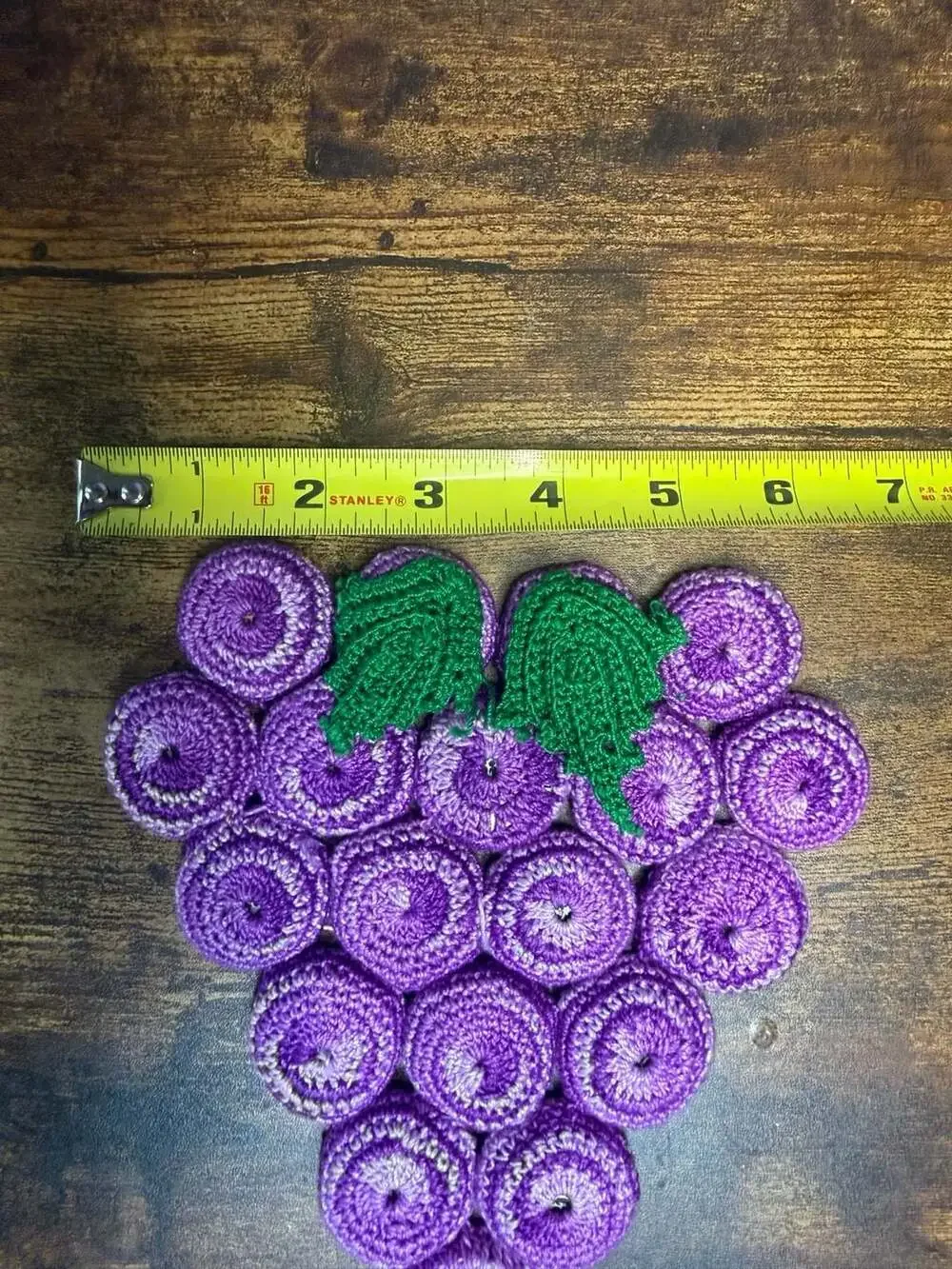 Handmade crocheted trivet